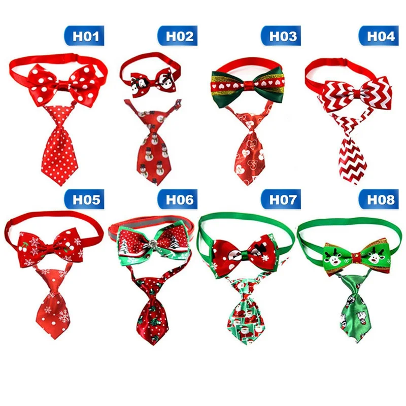 2 шт./компл. галстук бабочка милый Рождественский для кошек домашних животных