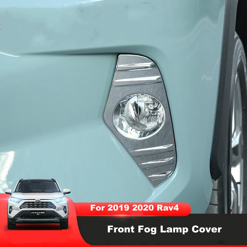 2 шт./компл. ABS Хромовая автомобильная пленка головы передние противотуманные