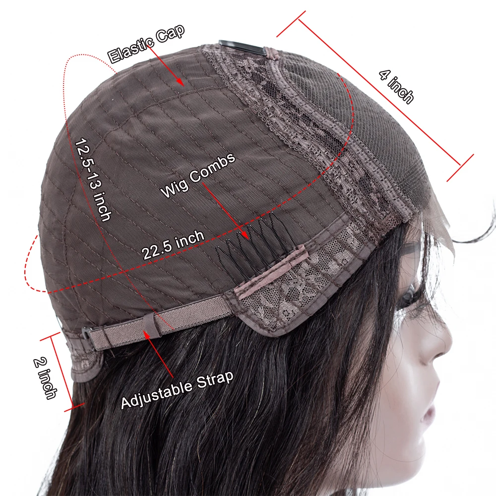 Волнистые волосы 4х4 кружевные для женщин предварительно выщипывающиеся с
