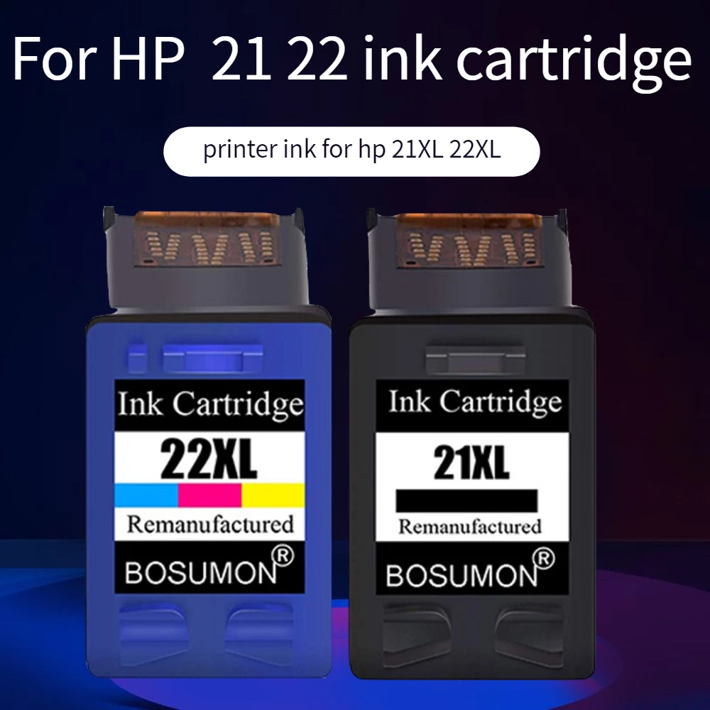 Bosumon 21 22 сменный чернильный картридж для HP/hp21 HP/hp xl Deskjet F2180 F2200 F2280 F4180 F300 F380 D23 |