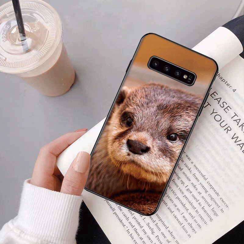 Животное выдра чехол для телефона Samsung Galaxy A10S A20 A20S A20E A30S A40 A40S A50 A50S A60 A70 A70S M10 M20 M30