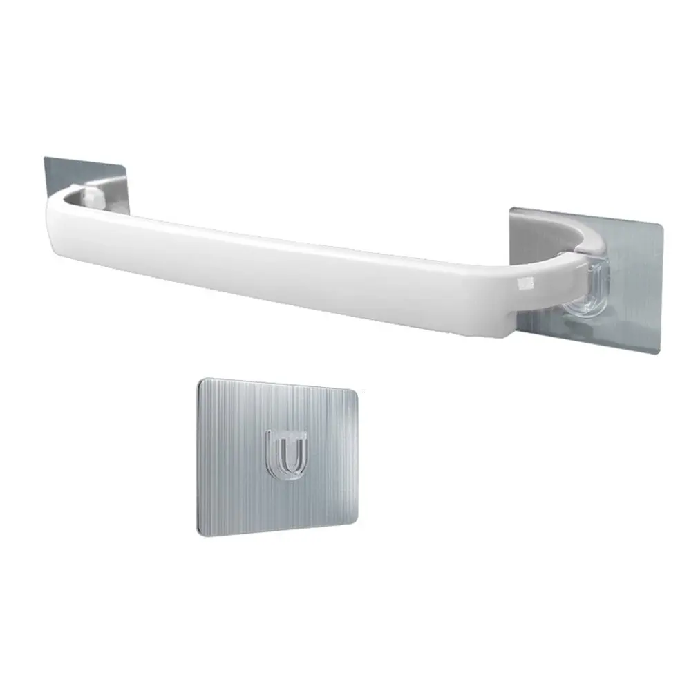 

Free Punching Bathroom Towel Rack Bathroom Towel Bar Single Pole Rack Wall-Mounted Bathroom Toilet Towel Rack