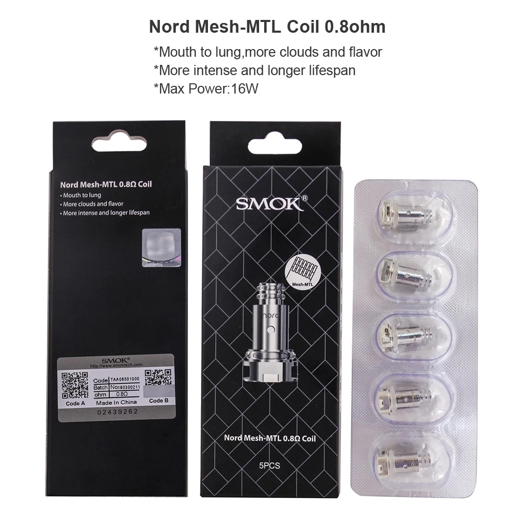 Оригинальный RPM Nord Pod &amp Mesh MTL обычная керамическая катушка для RPM40 POD Vape KIT