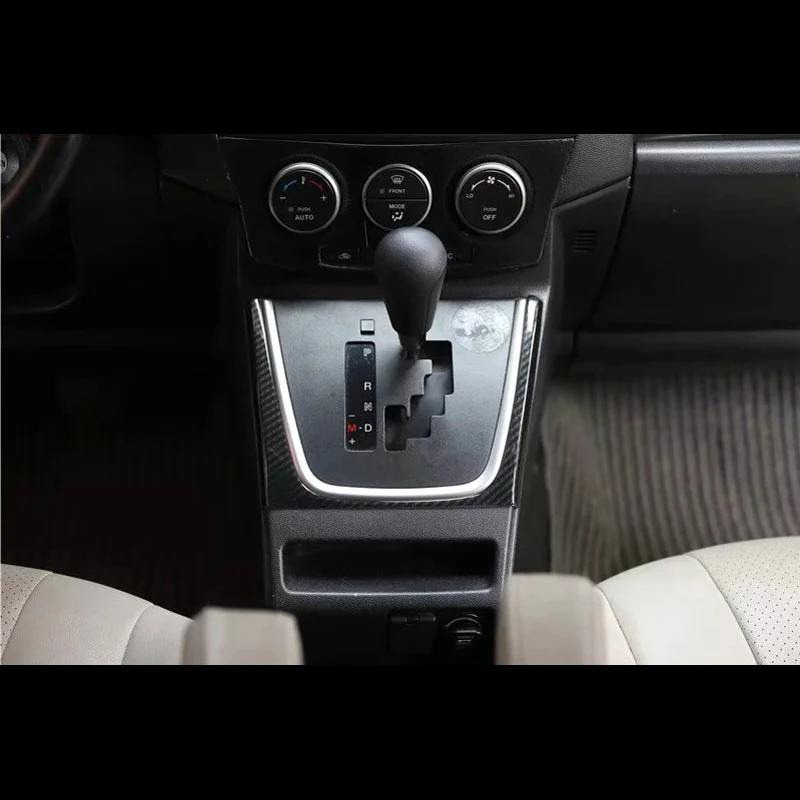 Для Mazda 5 2011 2013 левосторонний привод 1 шт. углеродное волокно ABS ручка переключения