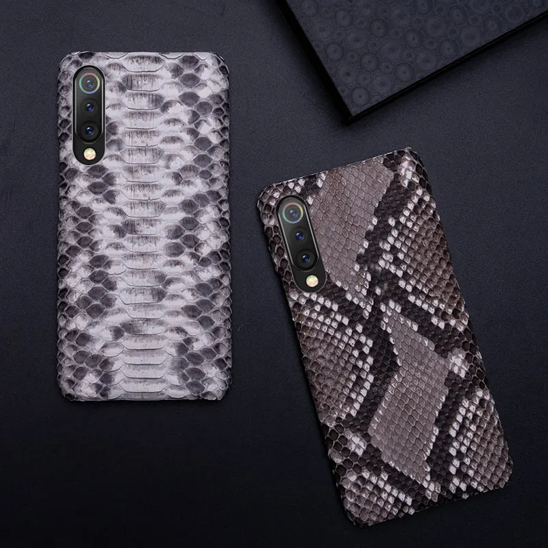 Чехол из кожи питона для телефона Xiaomi Mi 8 9 9se 9T A1 A2 A3 lite Poco F1 Max 3 Роскошный чехол Redmi