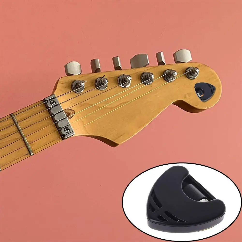 

1 Pc Guitar Pick Holder Plastic Plectrum Case Mediator Quick Storage Self Adhesive Triangle Shape Pick Box Large Pick Heart Box