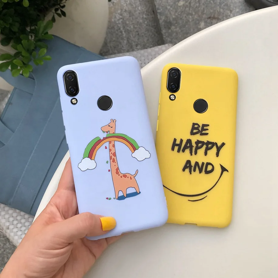 Пара Любовь Сердце чехол для Huawei Nova 3i 3e P Smart плюс 2018 из мягкого силикона с крышкой