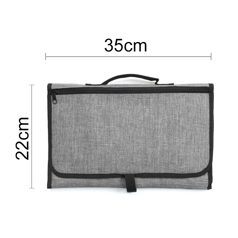 Cambiador de pa&ntilde;ales 3 en 1 para beb&eacute;, bolsa de viaje multifunci&oacute;n, port&aacute;til, plegable y limpia-4