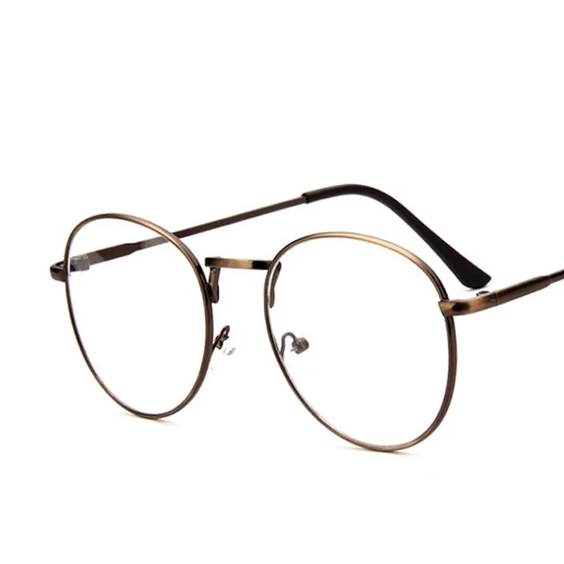 Модные ретро унисекс оправы для век мужчин и женщин простые зеркальные очки
