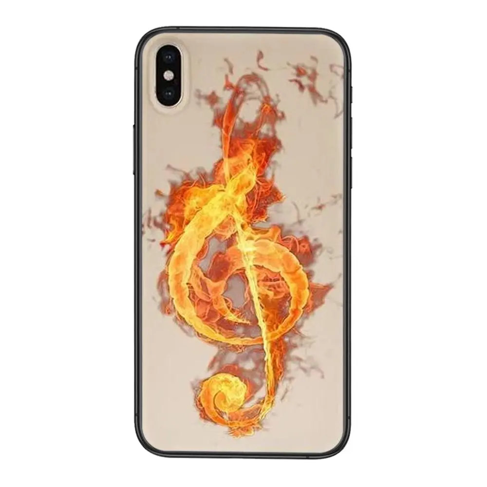 Мягкий чехол для телефона из ТПУ с музыкальной гитарой Dj Xiaomi Redmi 9 8 7 K40 9A 9C Pro Plus Nfc K30