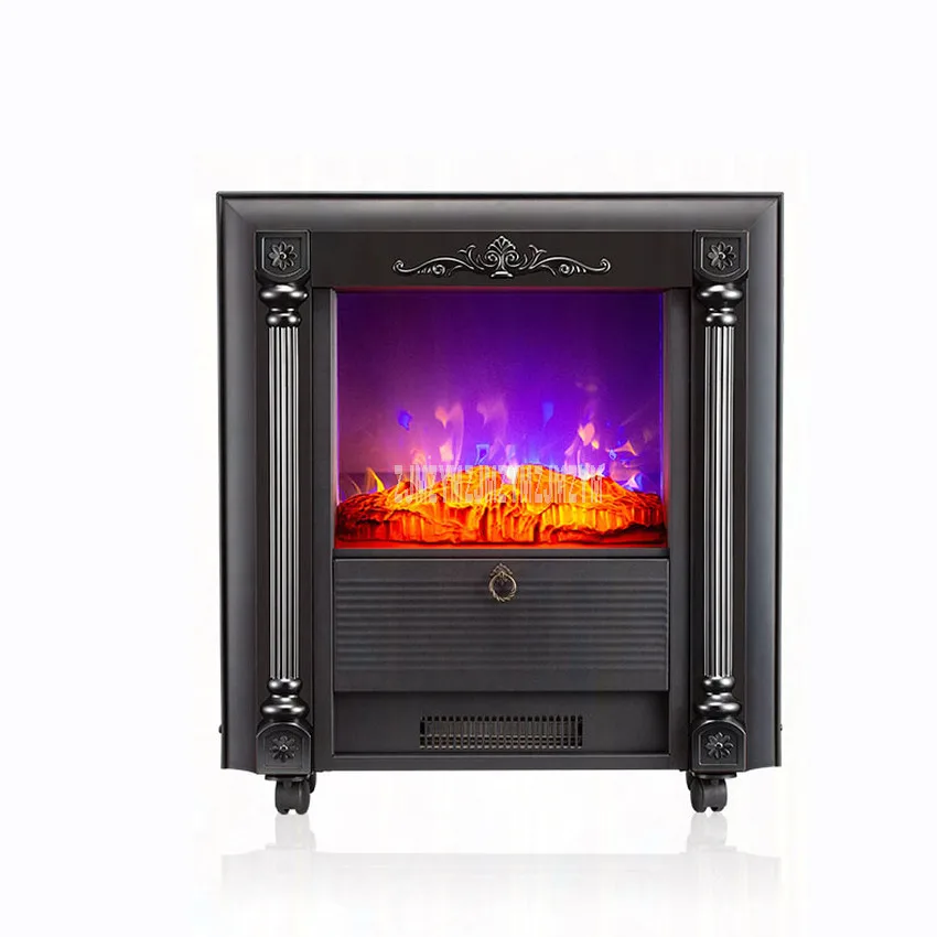 Европа Стиль большой каминный обогреватель имитации пламени римская колонна