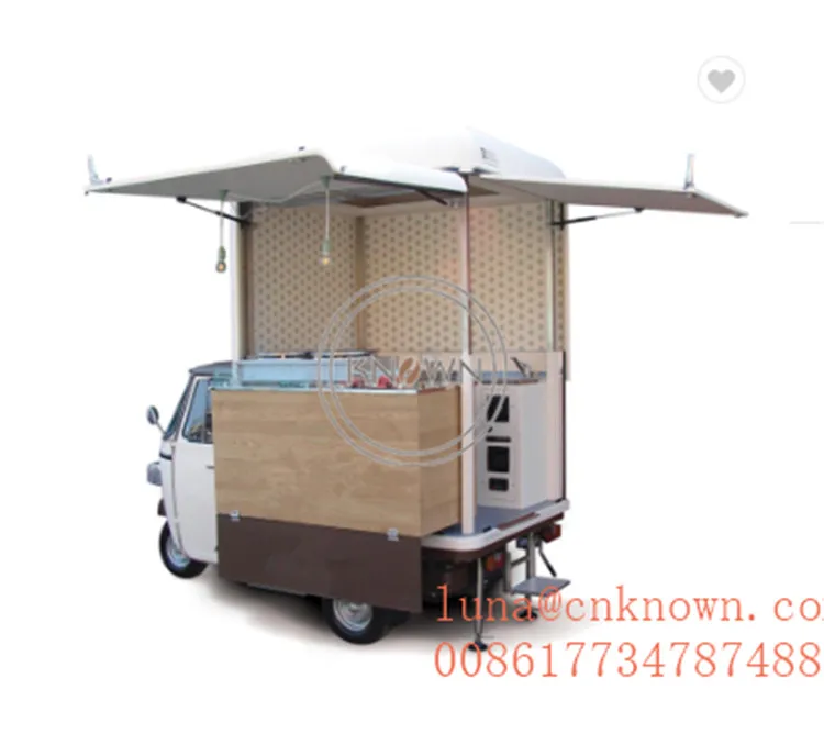 Новинка 2020 стильная тележка Piaggio Ape для еды на заказ винтажный мобильный магазин