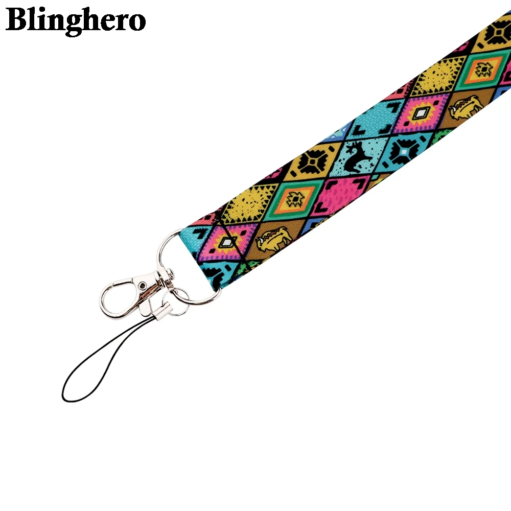 CB775 Bohemian Style Fashion Lanyards For keychain ID Card Pass Mobile Phone USB Badge Holder Hang Rope Lariat Lanyard