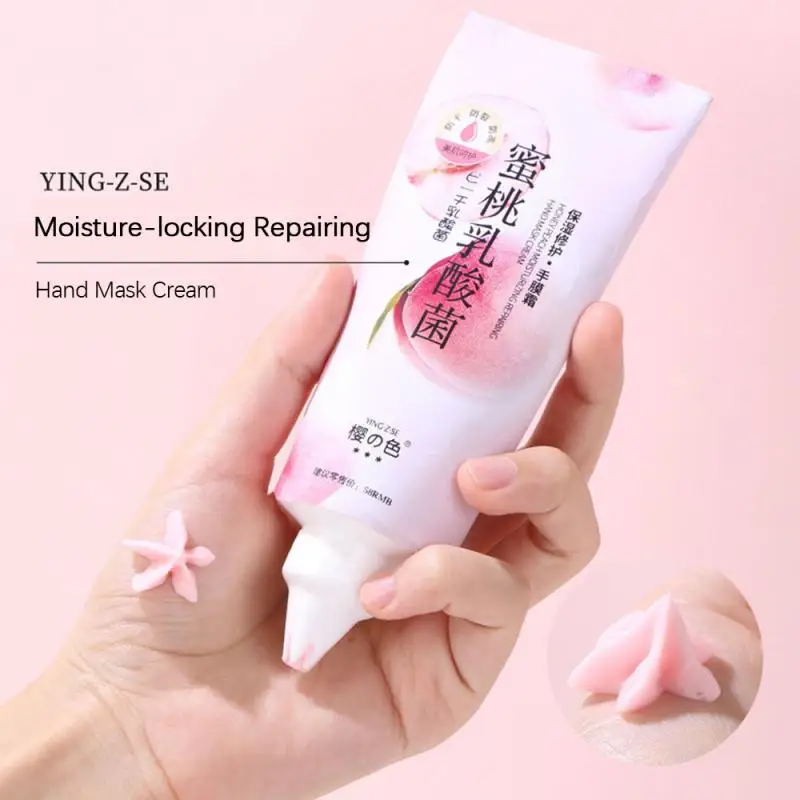 Персиковый лимон увлажняющий крем для рук Осень зима молочная кислота