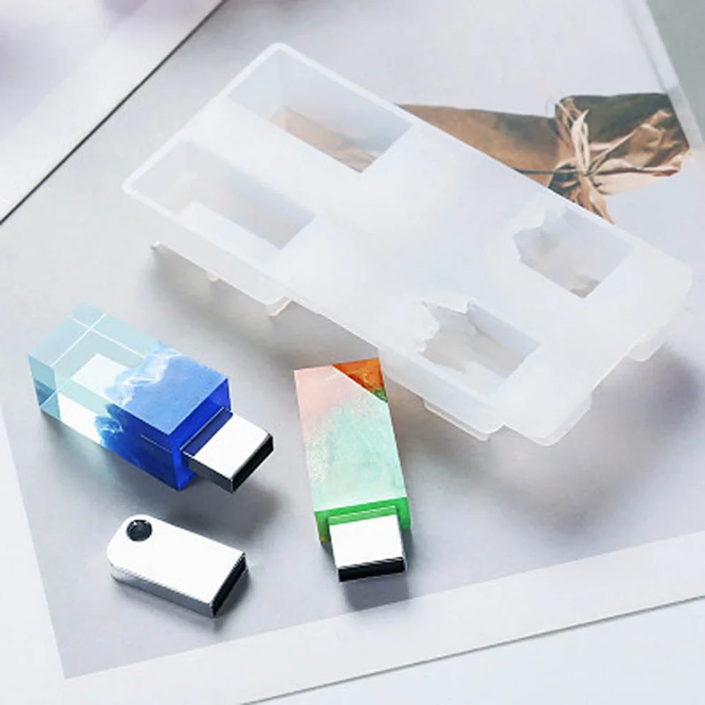 Формы для УФ эпоксидной смолы сделай сам брызговые чернила USB прозрачный