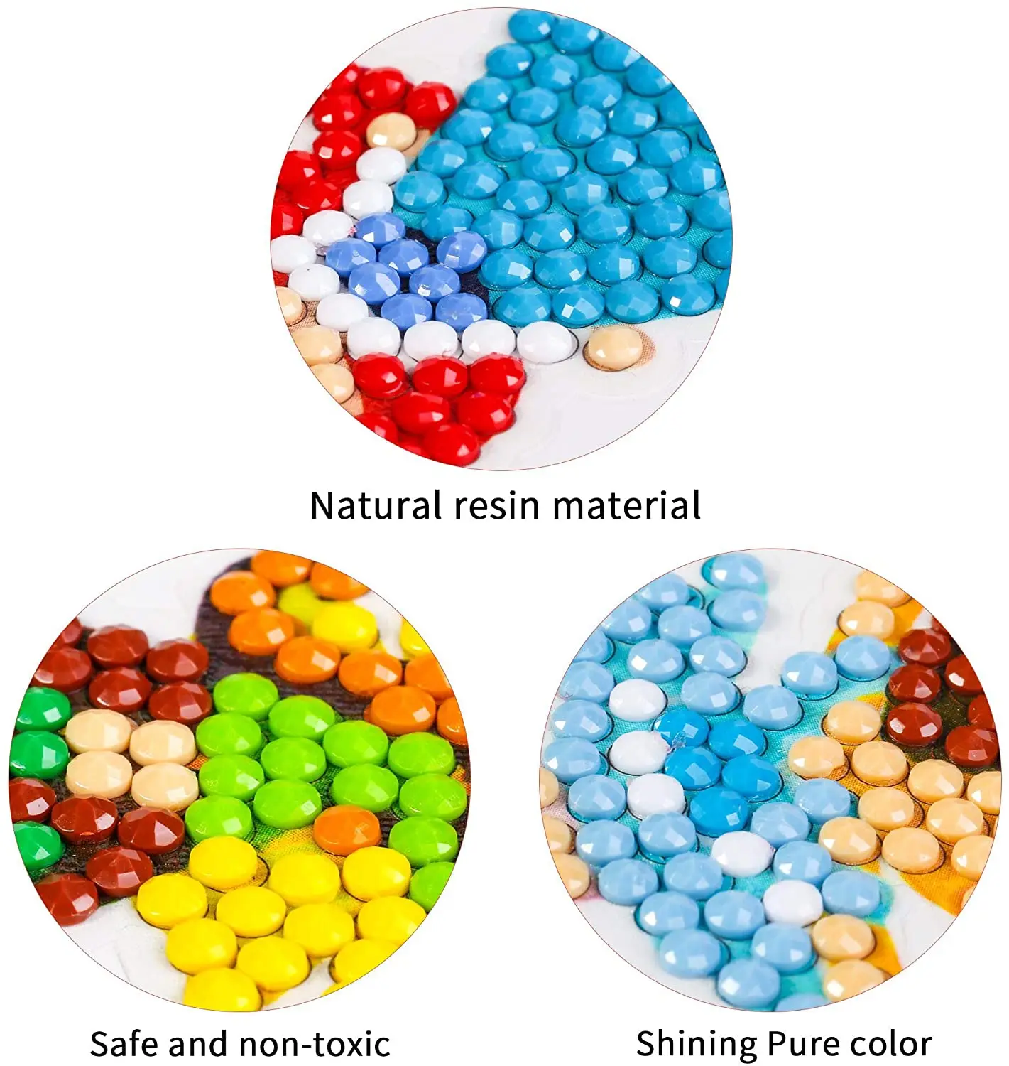 Набор для алмазной живописи акулы 9 шт. |