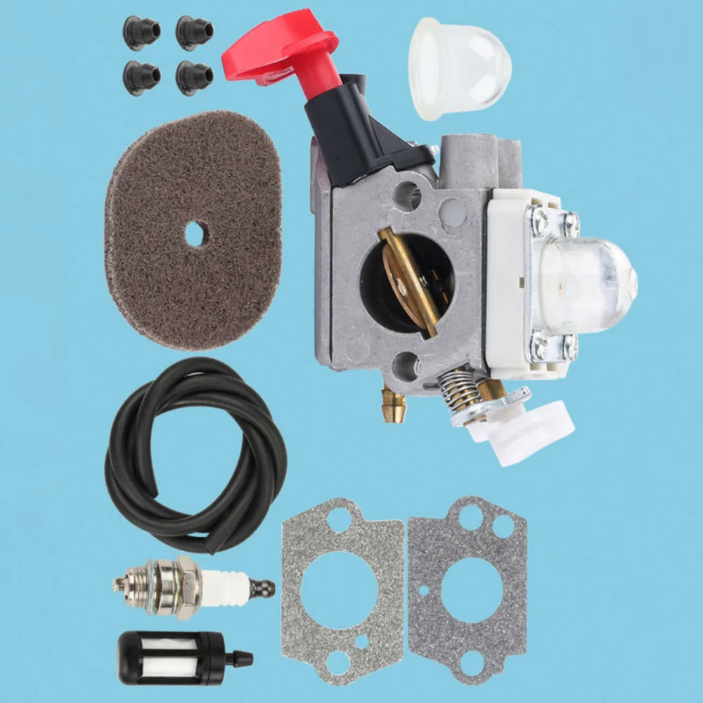 

Fuel line Carburetor Carb Gaskets Spark Plug Kit Repair Part Air Filter