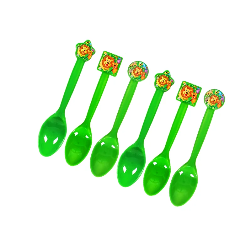 Disney джунгли Король Лев тема вечерние одноразовой посуды нож вилка ложка baby shower