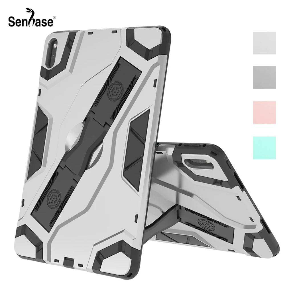 Ударопрочный чехол из ТПУ + ПК портативный с подставкой и ремешком для планшета