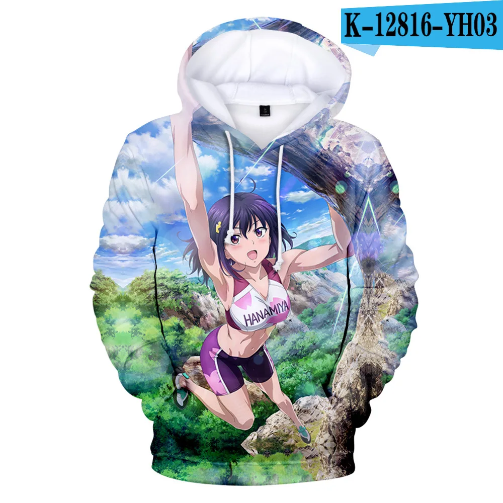 

New Popular Anime Printed Sport Climbing Girls 3D Hoodies Men Women Fashion Sweatshirts Harajuku Streetwear Boys Girls Pullovers