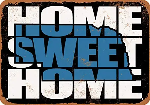 Металлическая вывеска-домашний милый домашний небракский черный синий-винтажный Настенный декор для кафе пивной бара декоративные поделки