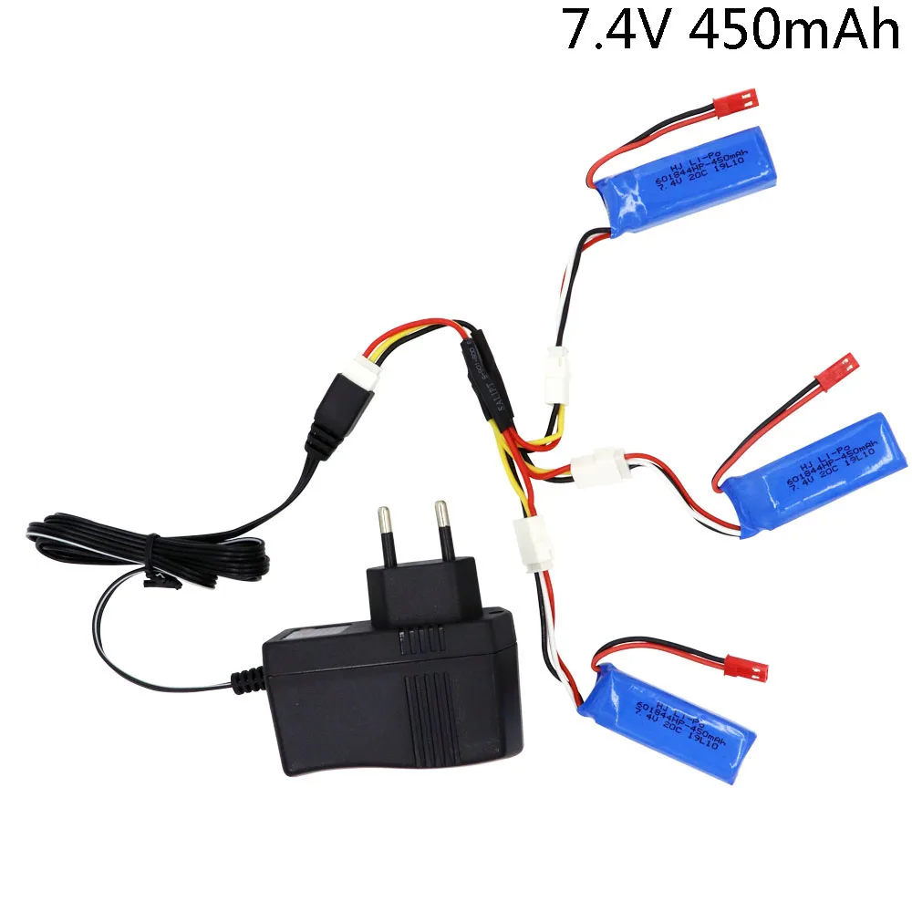 7 4 V 450mAh Lipo батарея и зарядное устройство кабель Наборы для WLtoys K969 K979 K989 K999 P929 P939