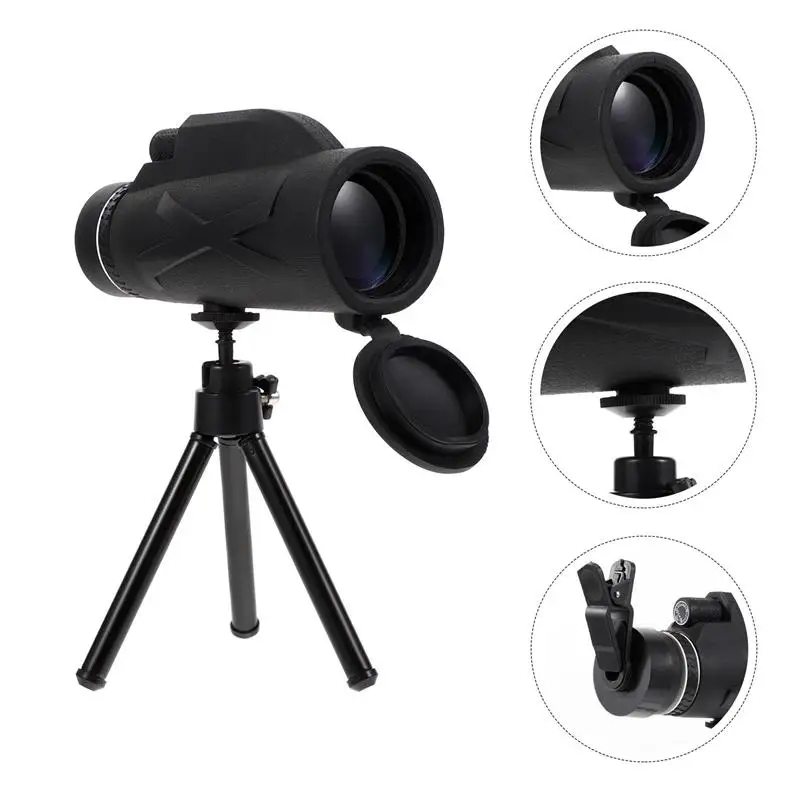 

1 Set 80x100 High-magnification Night Vision Monocular with Bracket Phone Clip