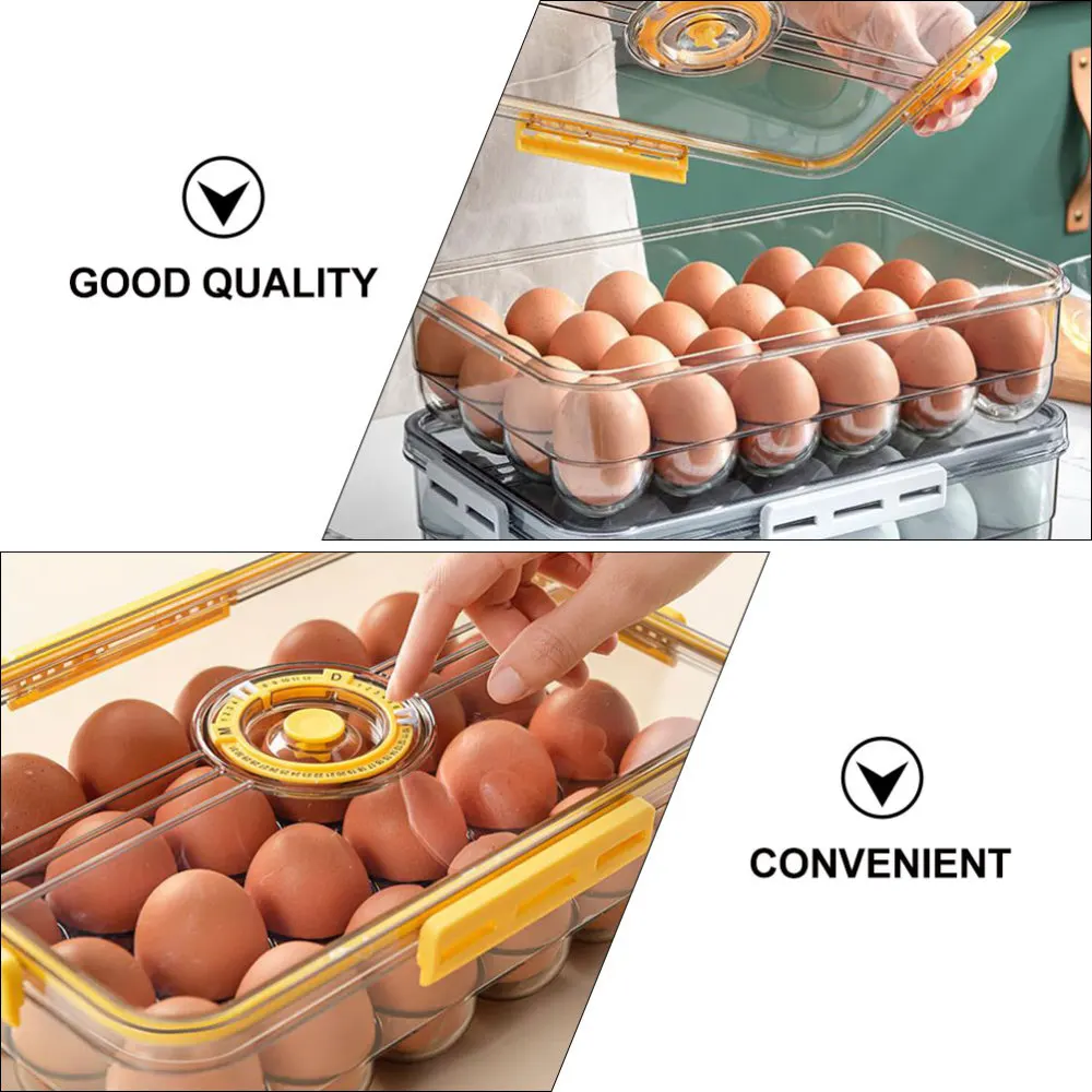 

1Pc Refrigerator Crisper Multifunctional Storage Box Stackable Fridge Food Box