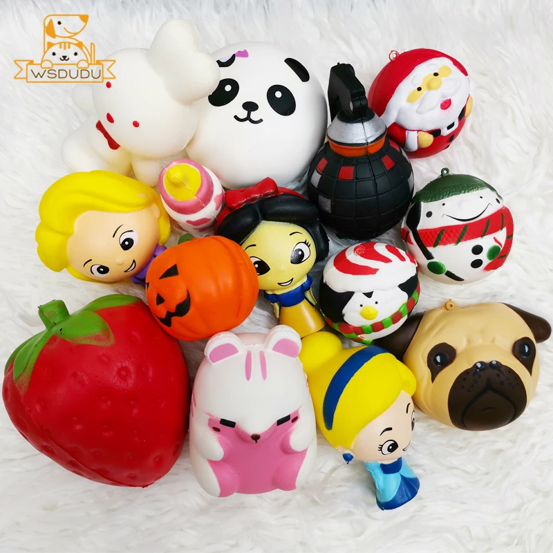 Милые Мультяшные сжимаемые животные медленно восстанавливающие форму Большая