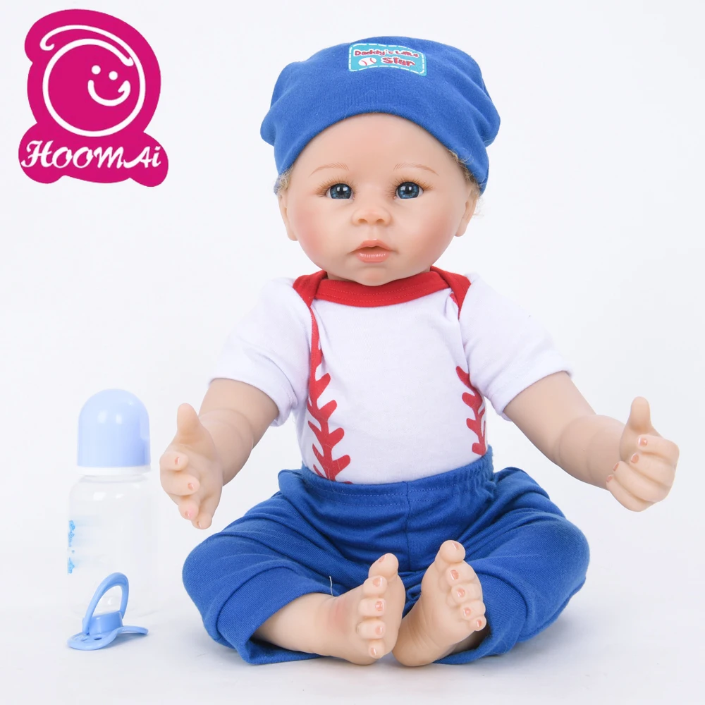 

18'' 45 CM Realistic Bebe Reborn Babies Mohair True To Life Newborn Baby Dolls For Children Birthday Gifts Toddler Toys Sale
