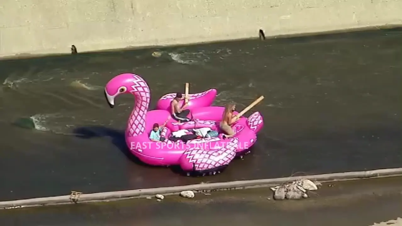 

Funny toys inflatable floating animal style swimming pool water for 4 people