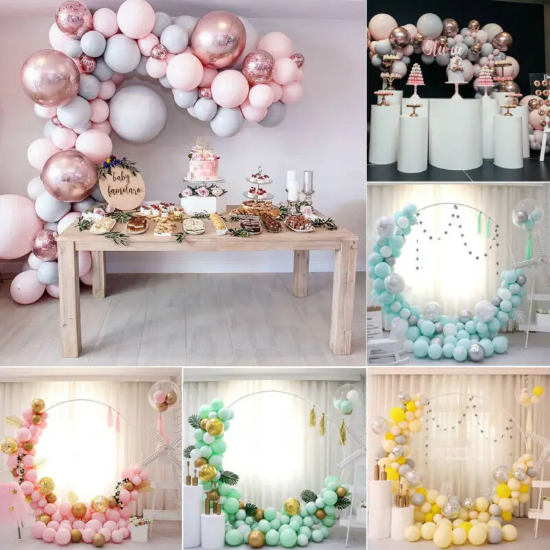 110/165pcs Latex Ballon Balony Birthday Party Candy Balloons Decorations Girl Boy Baby Shower Wedding | Дом и сад