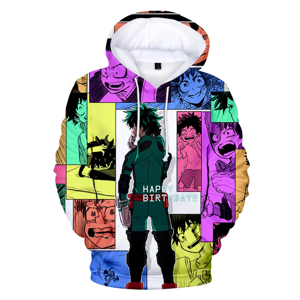

Anime Sweatshirt My Hero Academia Hoodies Men/women Boku No Hero Academia boy/girls Hooded Street Children Clothes pullovers