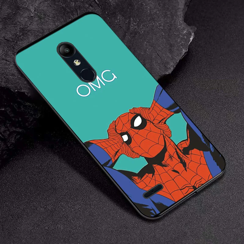 Для LG K8 K10 чехол K4 Горячая Мстители Железный человек черный ТПУ бампер для LG K12 K11 PLUS X4 K40 чехол для телефона силиконовый - Цвет: TPUBLK629