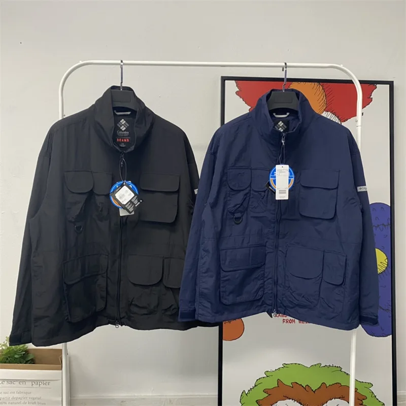 

High Street Brand BEAMS X PFG 21SS Waterproof Jacket Men's Coat Men's Clothing Techwear Traf Women's Spring Jacket Men's Jacket