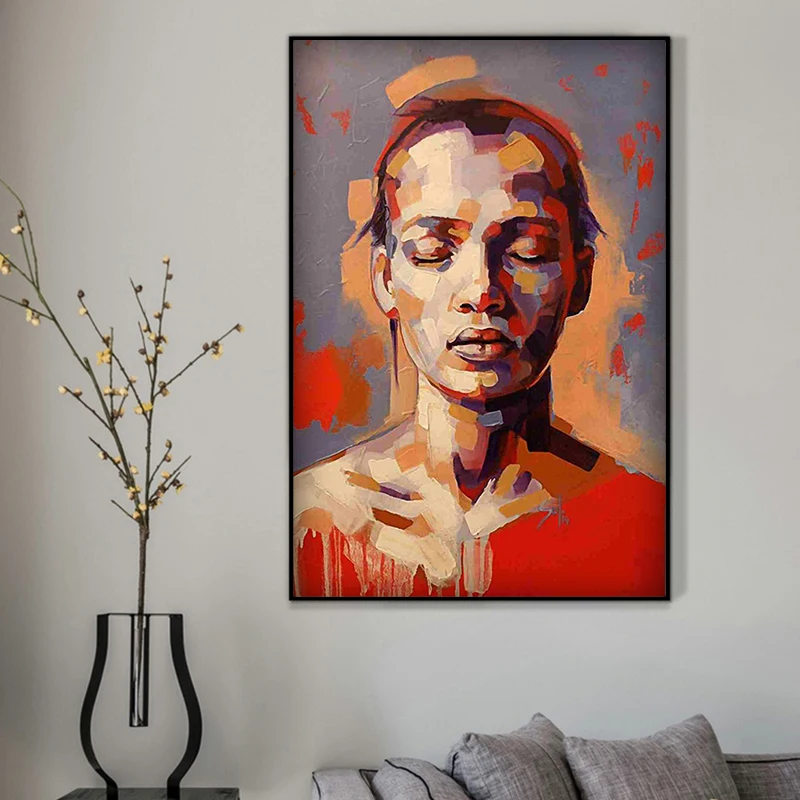 DIY Цифровая живопись маслом характер абстрактный стиль иллюстрация декоративная