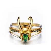 loki ring thor angled crown couple rings for women pack of 3 stacking unisex jewelry 2021 trendy accessories gifts