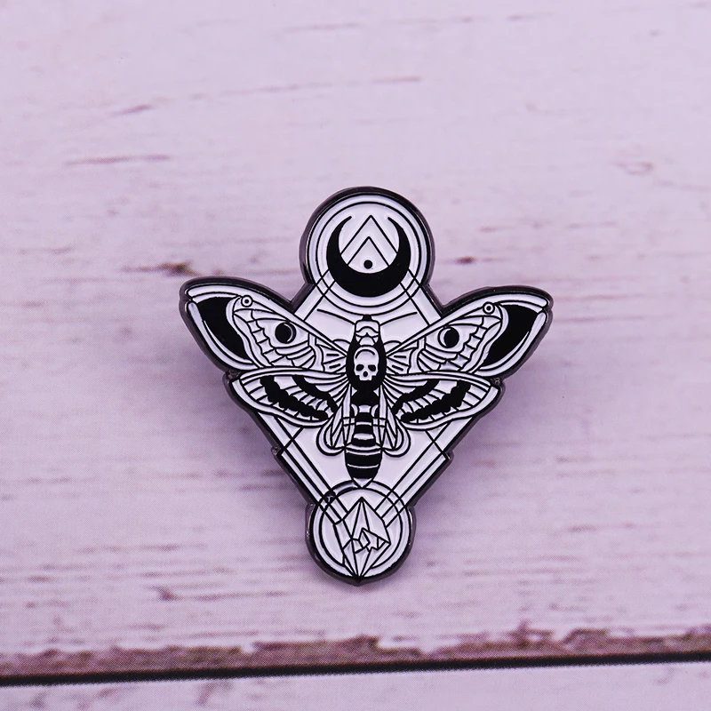 Брошь в форме головы смерти Готический Декор для Хэллоуина|Броши| |