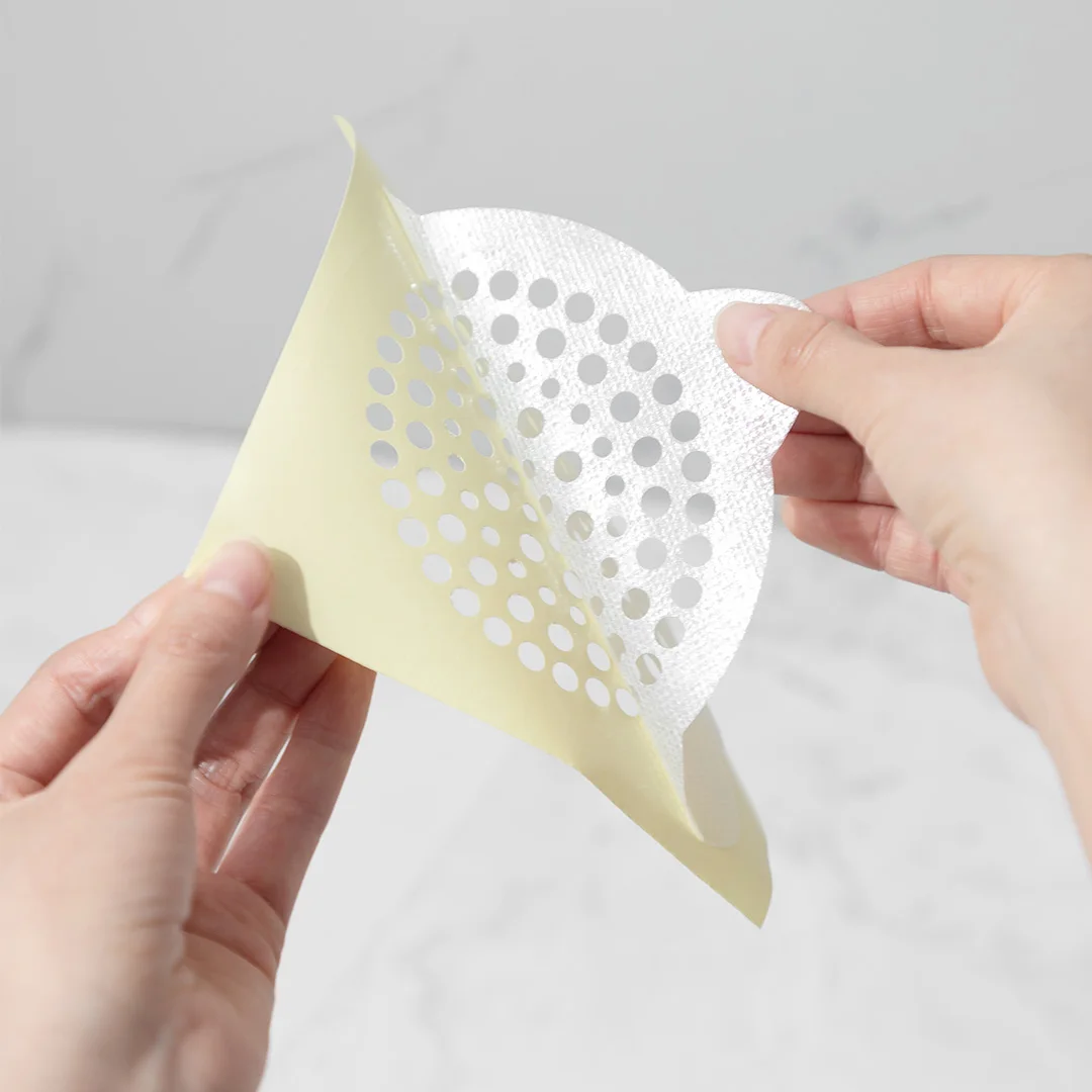

100PCS Xiaomi Removal Disposable Floor Drain Cover Sticker Basin Sink Strainer Hair Catcher Stopper for Kitchen Bathroom Bathtub