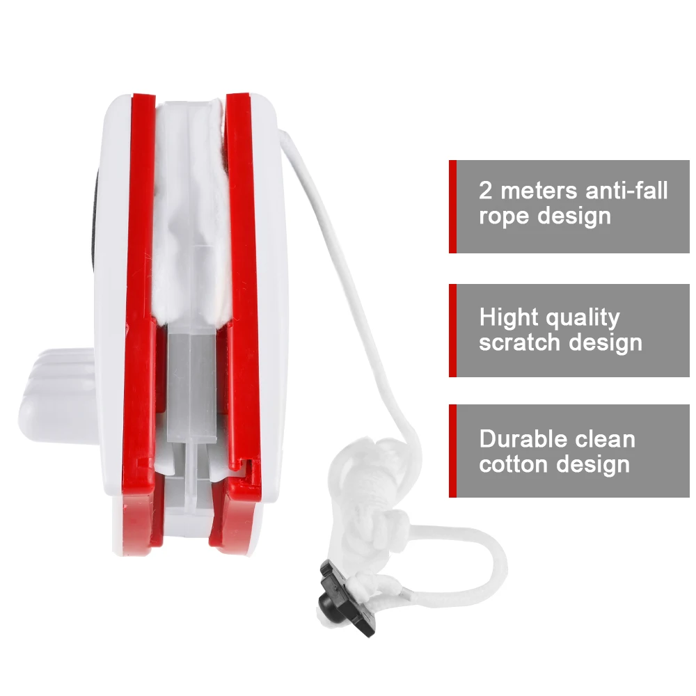 Магнитный стеклоочиститель двусторонняя щетка для мытья окон дома|Чистящие