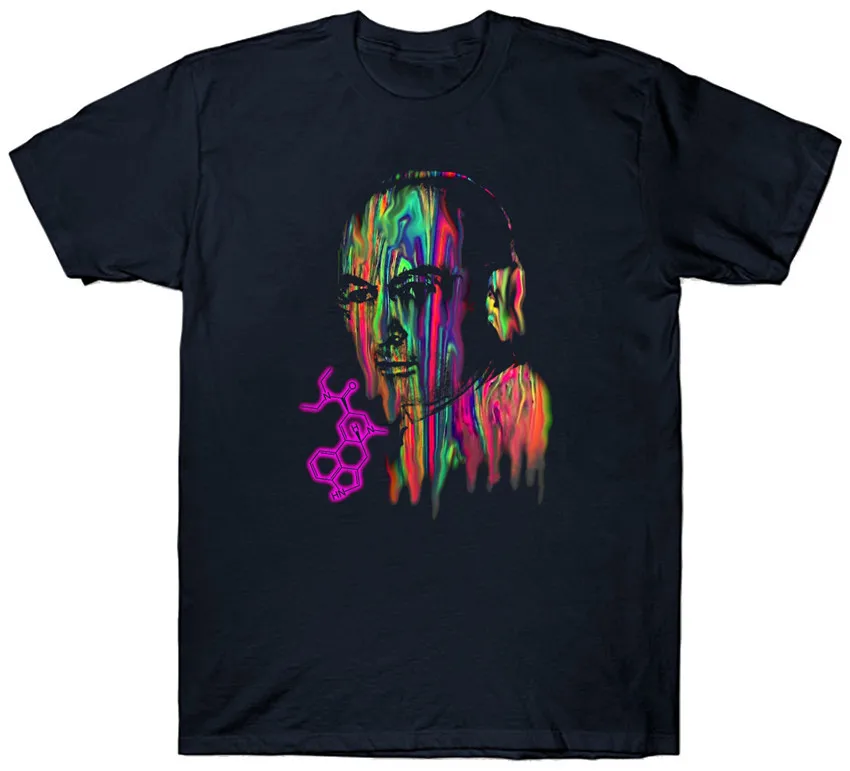 Футболка доктор Альберт Хоффман ЛСД кислота психоделическая Высокая Триппи