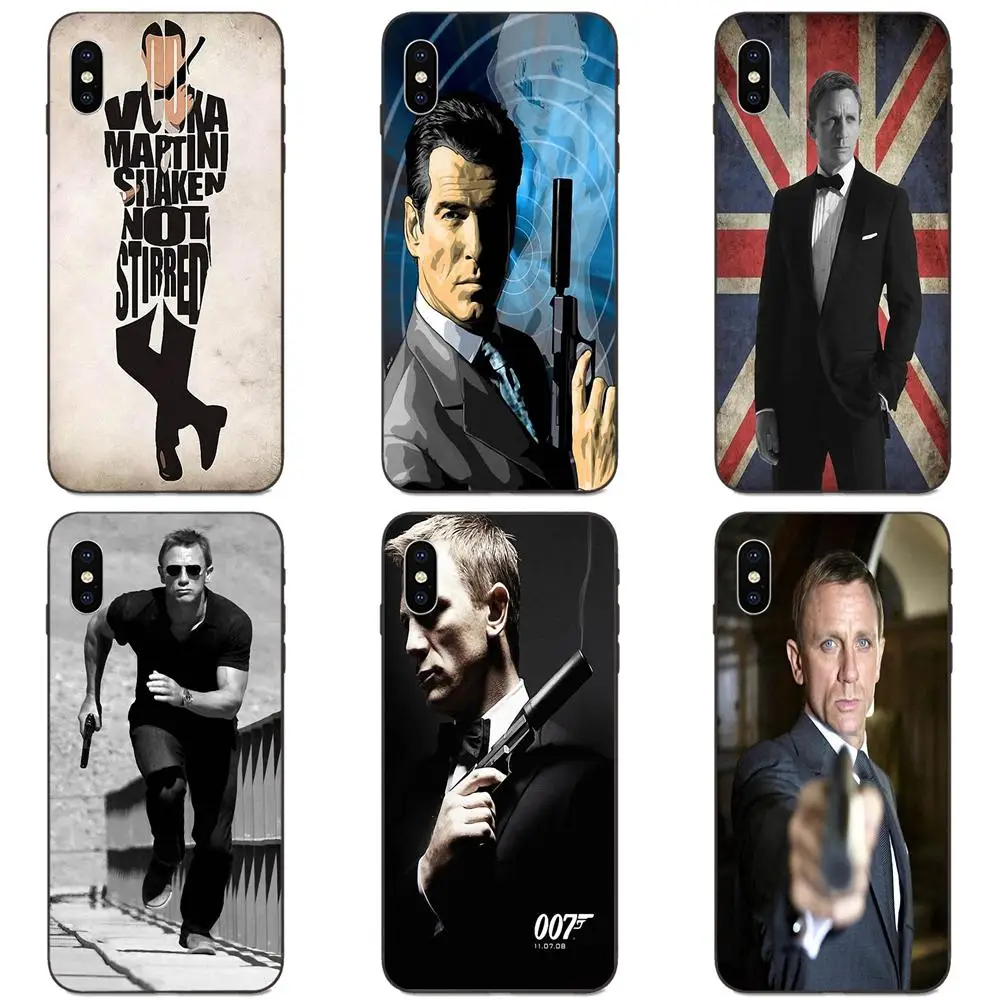 For Apple iPhone 11 X XS Max XR Pro 4 4S 5 5S SE 6 6S 7 8 Plus Soft Cell Phone Cover Case Casino Royale 007 James Bond | Мобильные