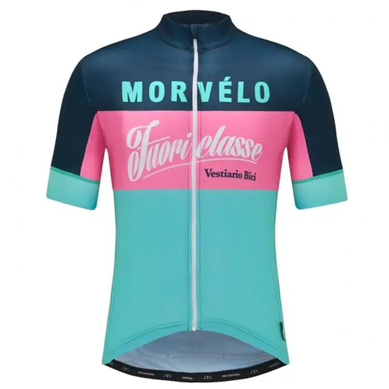Jersey Новинка, летняя одежда для велоспорта Morvelo, комплекты одежды для велоспорта с коротким рукавом, мужские летние комплекты для велоспорта - Цвет: Jersey