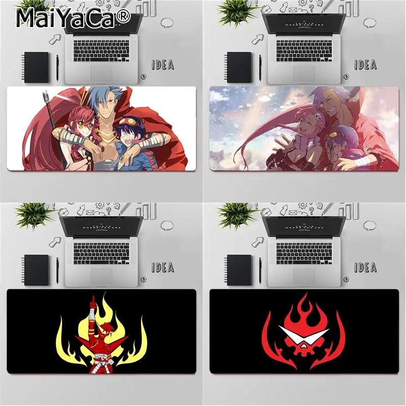 

Высококачественный дизайнерский резиновый игровой коврик для мыши Maiya gurren lagann DIY