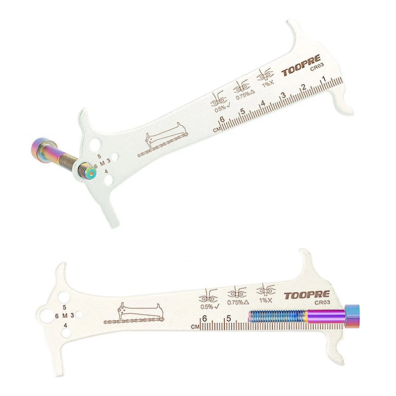 

MTB Bike Chain Wear Indicator Three-in-one Chain Measurement Checker Ruler Bicycle Chains Gauge Portable Caliper Cycling Parts