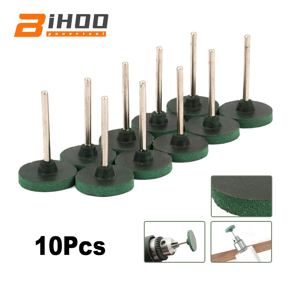 

10 шт. Т-образная резиновая насадка для шлифовки с хвостовиком 1/4 "сверло вращающийся инструмент для полировки металлов высокое качество