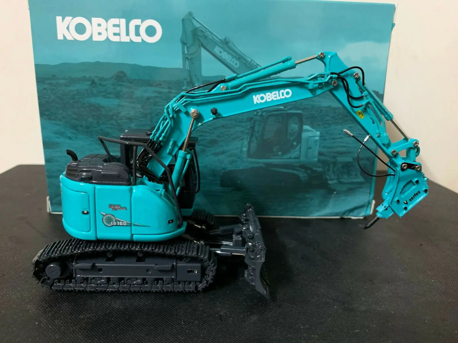 Ros Kobelco ED160BR-5 ультра маленькая круглая молотковая дрель/экскаватор 1/50 литые под