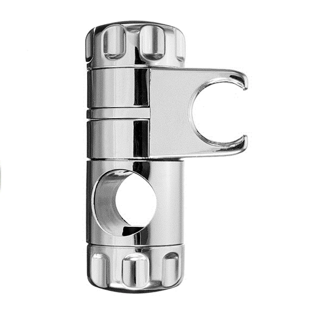

Bracket Shower Holder Rail Tube Bathroom ABS Plastic Adjustable Replacement Slide Bar Clamp