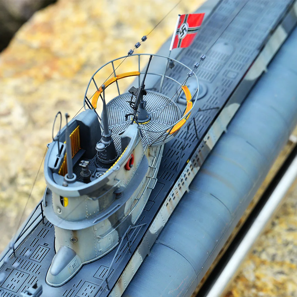 Немецкая подводная лодка типа U ARKMODEL VIIC RC Масштаб 1:48 пластиковые модели набор для