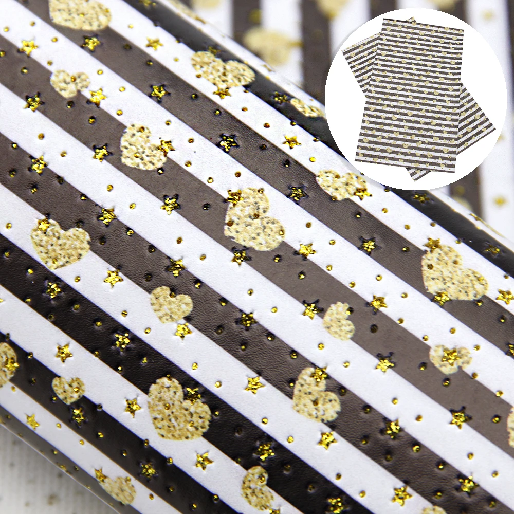 20*33 см геометрические буквы со звездным рисунком блестящая искусственная кожа